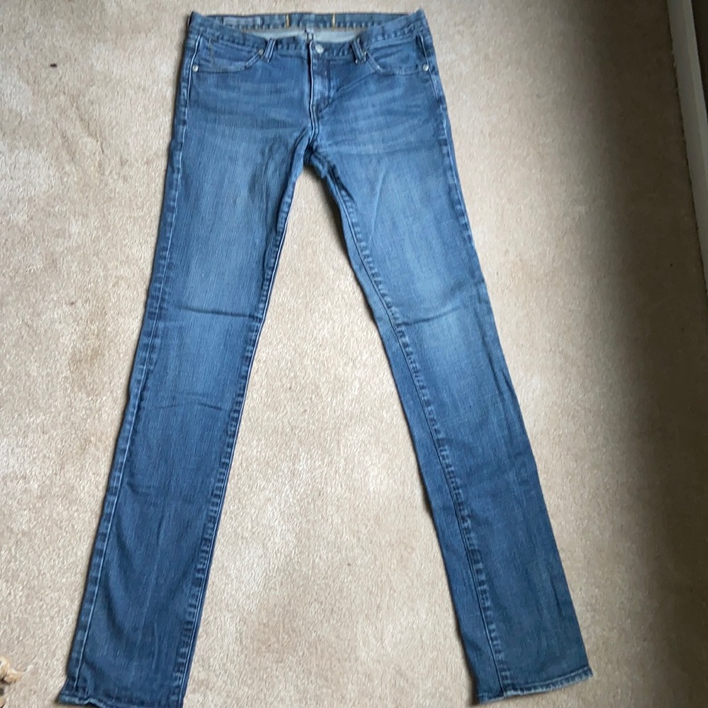 Paper denim & cloth Natalie low rise peg leg jeans